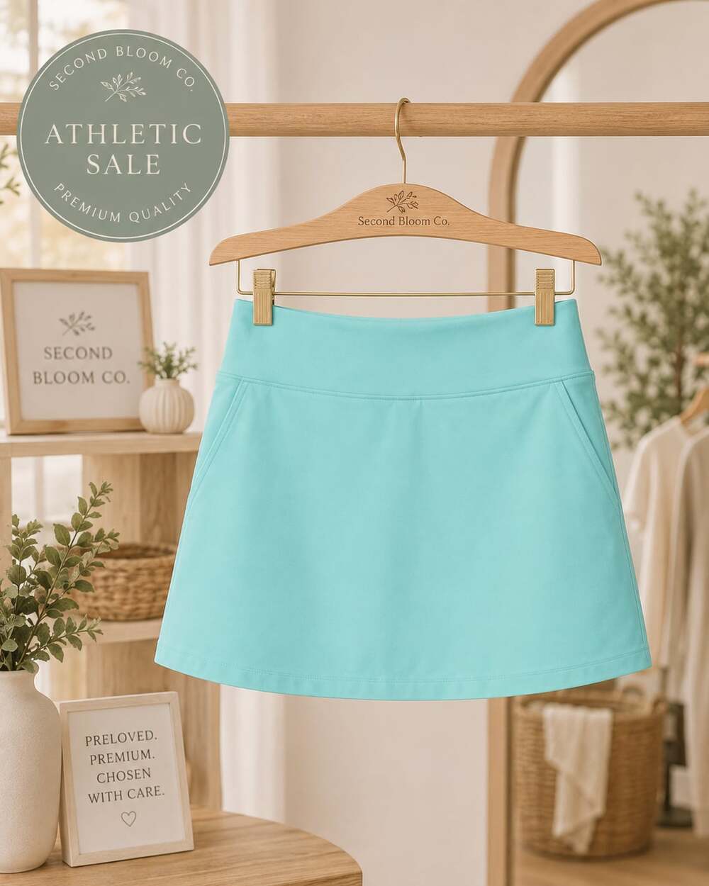 B1G1 Women’s Aqua Active Skort - Performance Tennis & Golf Skirt
